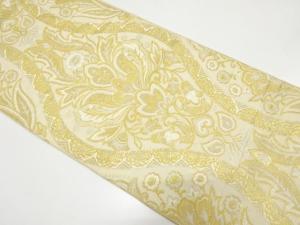 アンティーク　立涌に華紋織り出し袋帯（材料）
